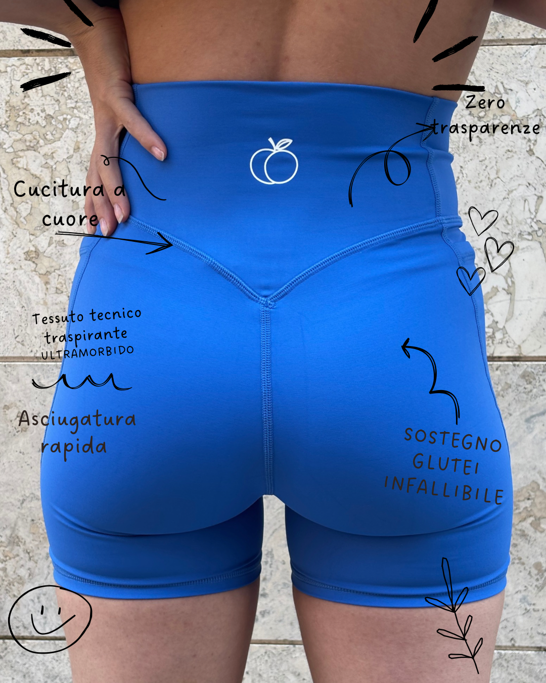 Shorts “Blu Intenso”