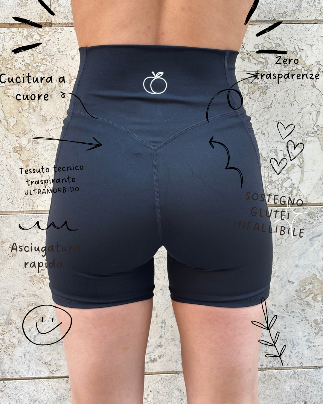 Shorts “Total Black”