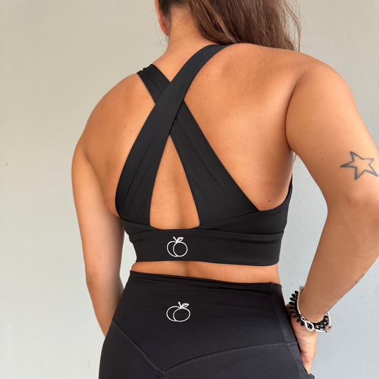 Reggiseno Sportivo "Total Black"